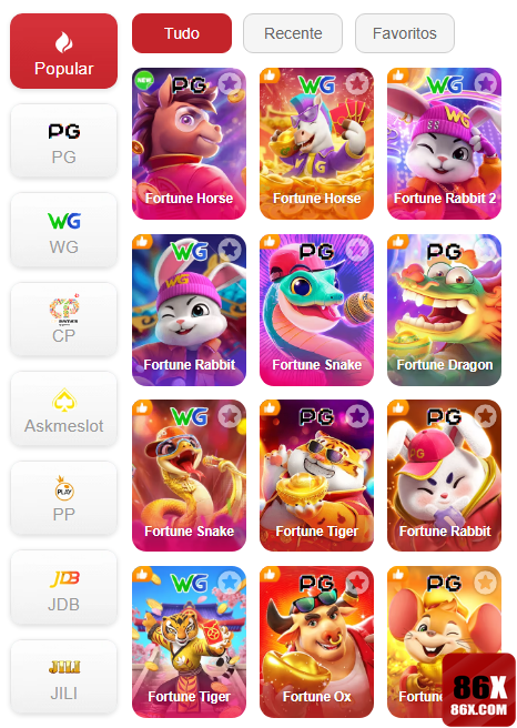 Experiência de Jogos 86x.com